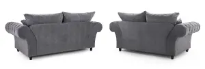 Windsor Fullback Sofa Grey 3+2 Seater Set