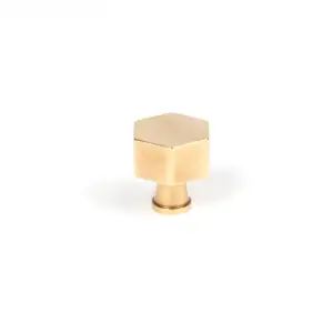 From The Anvil Polished Brass Kahlo Cabinet Knob - 25mm