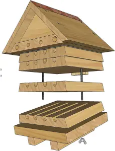 Wildlife World Interactive Solitary Bee Hive