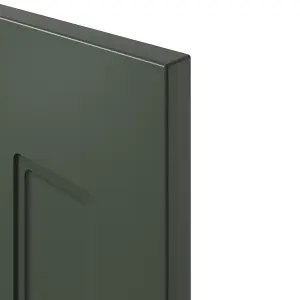 GoodHome Artemisia Matt dark green Shaker Highline Cabinet door (W)150mm (H)715mm (T)18mm