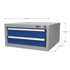 Sealey Double Drawer Unit for API Series Workbenches API9