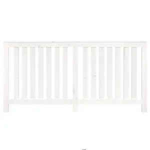 Radiator Cover White 169x19x84 cm Solid Wood Pine