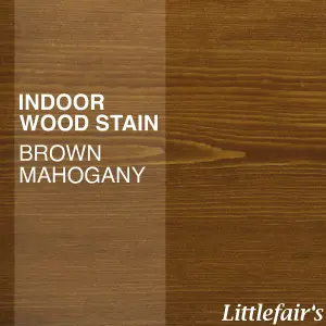 Littlefair's - Indoor Wood Stain - Brown Mahogany - 5 LTR