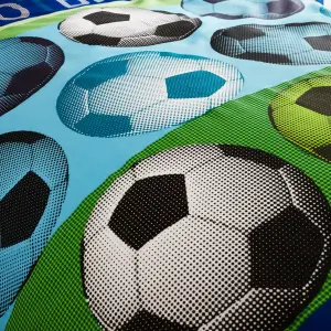 Catherine Lansfield Bedding Football Duvet Cover Set with Pillowcases Blue