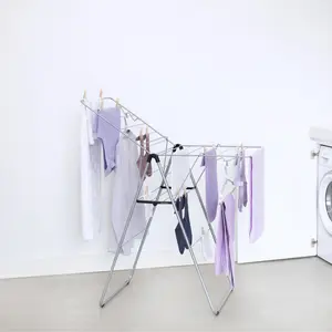 Brabantia Grey Foldable Laundry Airer, 15m