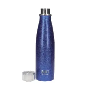 BUILT Perfect Seal 500 ml Insulated Water Bottle, Blue