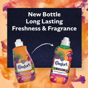 Comfort Fabric Conditioner Lasting Fragrance Passion Bloom 900ml, 30 Washes, 2Pk