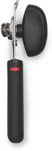 OXO Softworks Soft Handled Can Opener, Black, Stainless Steel