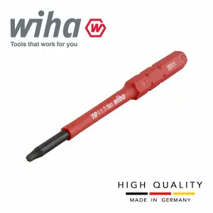 Wiha SlimBits Torx Plus Screwdriver 7IP Head 75mm 1000v VDE Electrician 43145