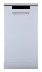 Cooke & Lewis FS45DISHUK Freestanding Slimline Dishwasher - White