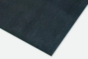 Rubber Rib Mat 3mm x 90cm x 10m Roll - Hard Wearing Slip Resistant Surface Covering