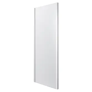 GoodHome Naya Framed Clear Fixed Shower panel (H)195cm (W)76cm