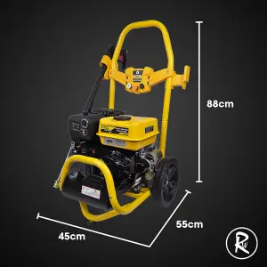 NEW 2025 RWHPPWES Petrol Pressure Washer 3190 PSI Electric Start