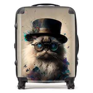 Ragdoll Cat Splashart Suitcase - Large