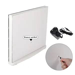 Hollywood Makeup Mirror with LED Bulbs Touch Control Detachable 10X Magnifier 42cm(H)