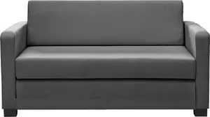 Argos Home Lucy 2 Seater Fabric Sofa Bed - Charcoal