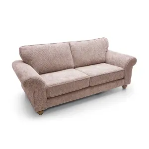 Ingrid 3 Seater Sofa in Woodrose