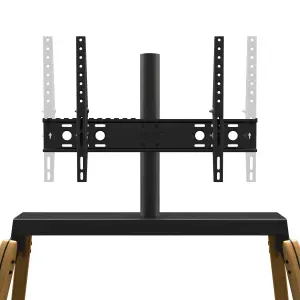 AVF Hoxton Quad Freestanding TV Stand, for TVs up to 86" - Light Wood