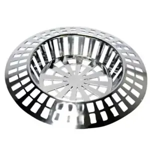 Securit Chrome Sink Strainer Silver (4.5cm)