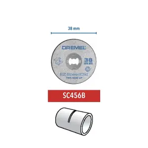 Dremel EZ SpeedClic Metal Cutting disc 38mm x 1.25mm, Pack of 12