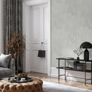 Galerie Heritage Silver Grey Woodland Wallpaper Roll