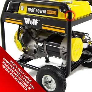 Petrol Generator Wolf WPB7510LR 5500w 6.9KVA 13HP