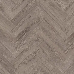 Rutherford Oak 8mm Herringbone Laminate Flooring