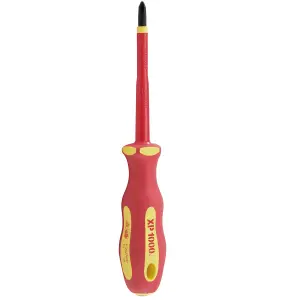 Draper  XP1000 VDE Cross Slot Screwdriver, No.2 x 100mm 64432