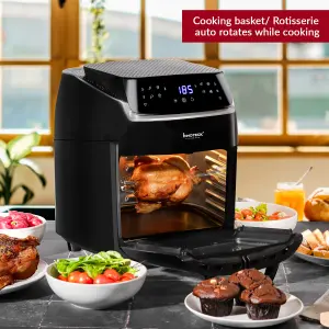 Innoteck 12L Digital Air Fryer Oven with Rotisserie