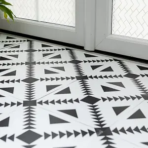 Floor Pops Parla Self Adhesive Vinyl Floor Tiles Pack of 10 (0.93sqm)