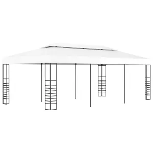 Berkfield Gazebo Marquee 6x3 m White