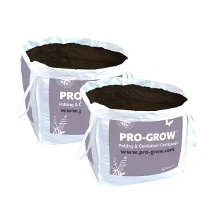 Pro-Grow 1460L Potting & Container Compost Bulk Bag: Peat-free soil for planting pots, tubs, general garden use & landscaping