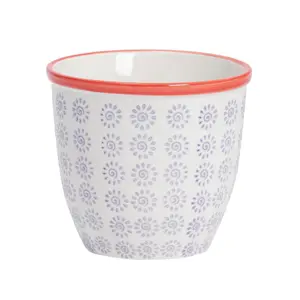 Nicola Spring - Hand-Printed Plant Pot - 14cm