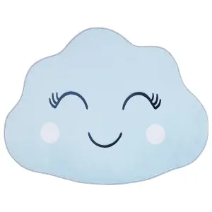 Kids Rug Cloud Print 90 x 120 cm Blue CUMULUS