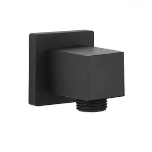 Shower Square Outlet Elbow - Matt Black - (Marina)