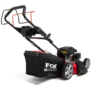 Petrol Lawn Mower Wolf Fox 4 Blades 510 20", 51cm, Recoil, Self, Propelled