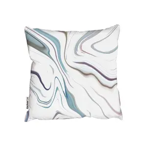 White Gray marble (Outdoor Cushion) / 45cm x 45cm