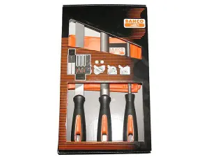 Bahco 1-473-08-2-2 200Mm, 3 Pieces Engineers File Set