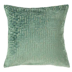 Paoletti Delphi Velvet Jacquard Feather Rich Cushion