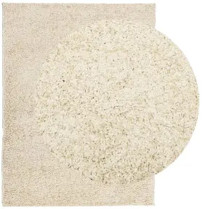 Shaggy Rug PAMPLONA High Pile Modern Gold 300x400 cm