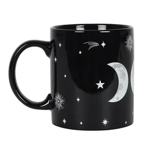 Something Different Triple Moon Mug Black/White (One Size)