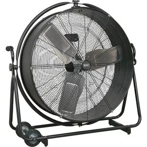 30" Industrial High Velocity Orbital Drum Fan - 2 Speed - 360 Degree Tilt