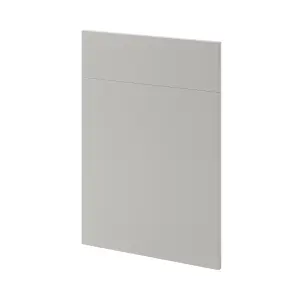 GoodHome Stevia Matt pewter grey Slab Drawerline door & drawer front 500mm