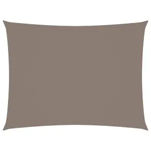 Berkfield Sunshade Sail Oxford Fabric Rectangular 5x6 m Taupe