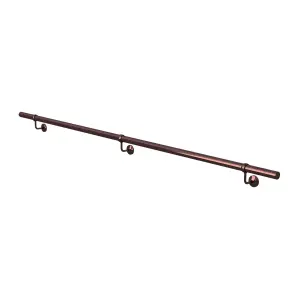 Antique Copper Stair Handrail Kit - 2.4m X 40mm