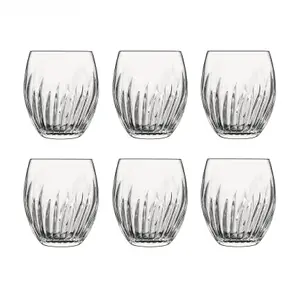 Luigi Bormioli Mixology Clear Round Crystal Dishwasher Safe Coupe Cocktail Ice Glasses Set 500ml Pack of 6