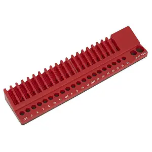 Sealey Bit Holder Magnetic 42 Bit Capacity Professional - Red/Black BH42