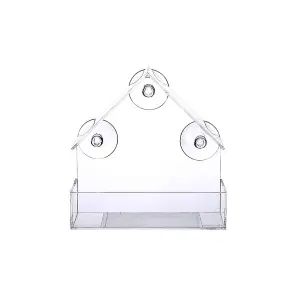 Window Mounted Bird Feeder - Clear