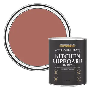 Rust-Oleum Salmon Matt Kitchen Cupboard Paint 750ml