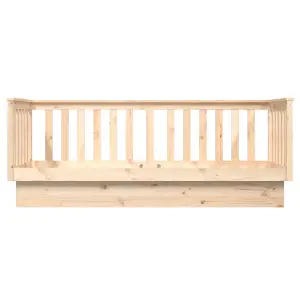 Berkfield Day Bed 90x190 cm Solid Wood Pine